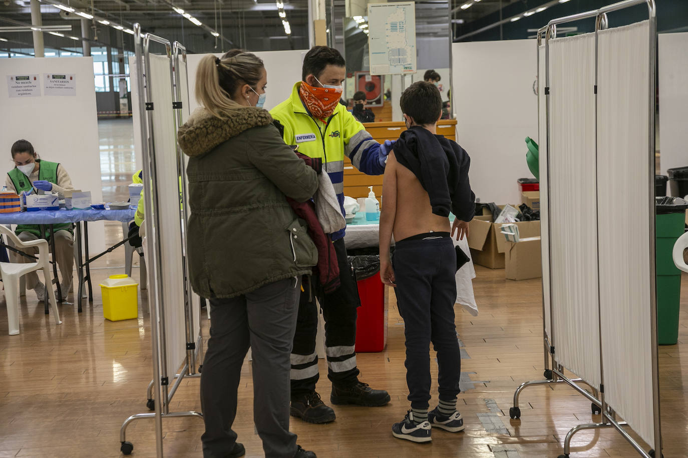 Fotos: Vacunas para 1.200 niños en Cartagena