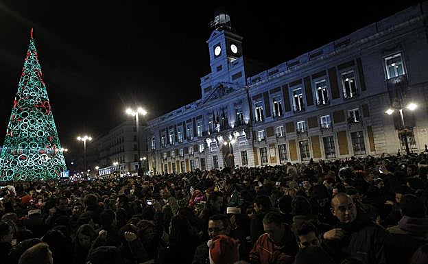 Imagen de archivo de la Puerta del Sol. 