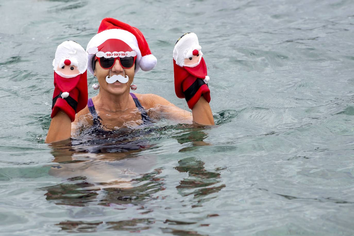 Fotos: Baño navideño en Ginebra