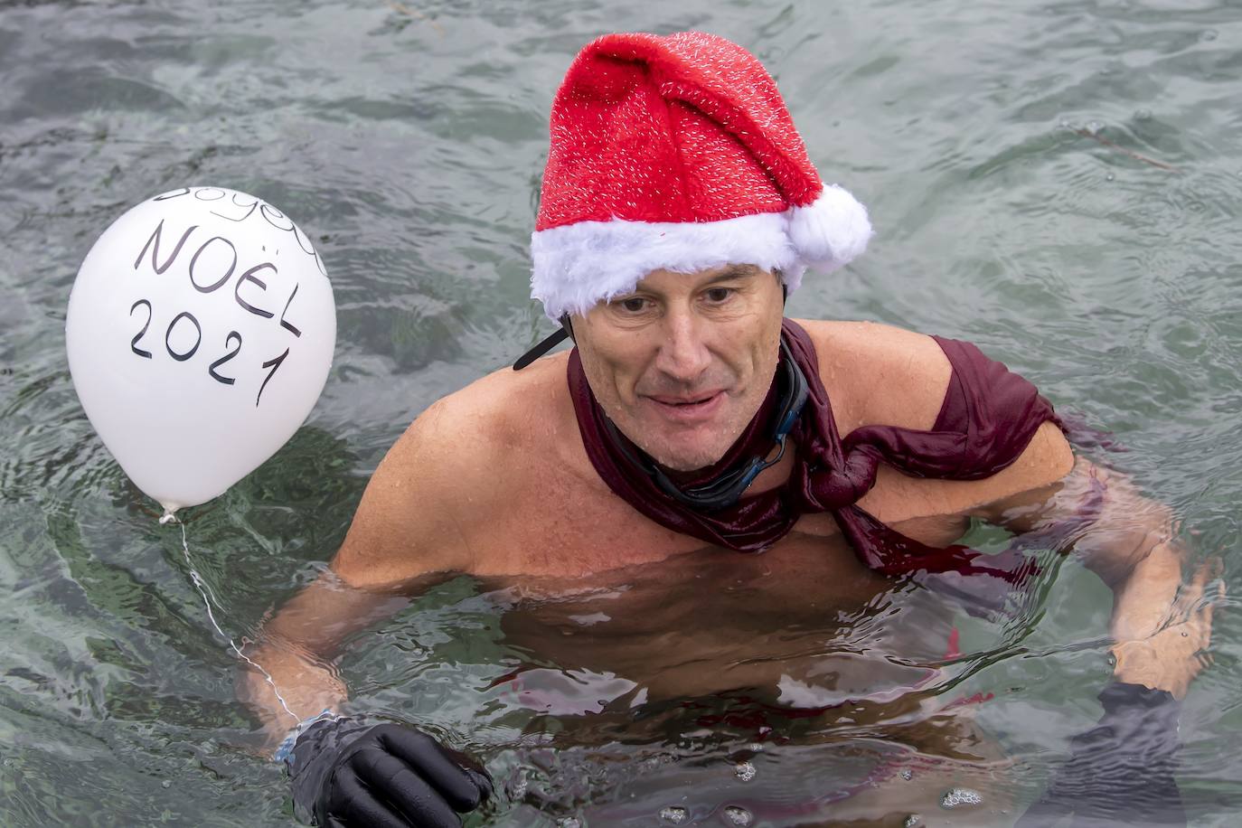 Fotos: Baño navideño en Ginebra