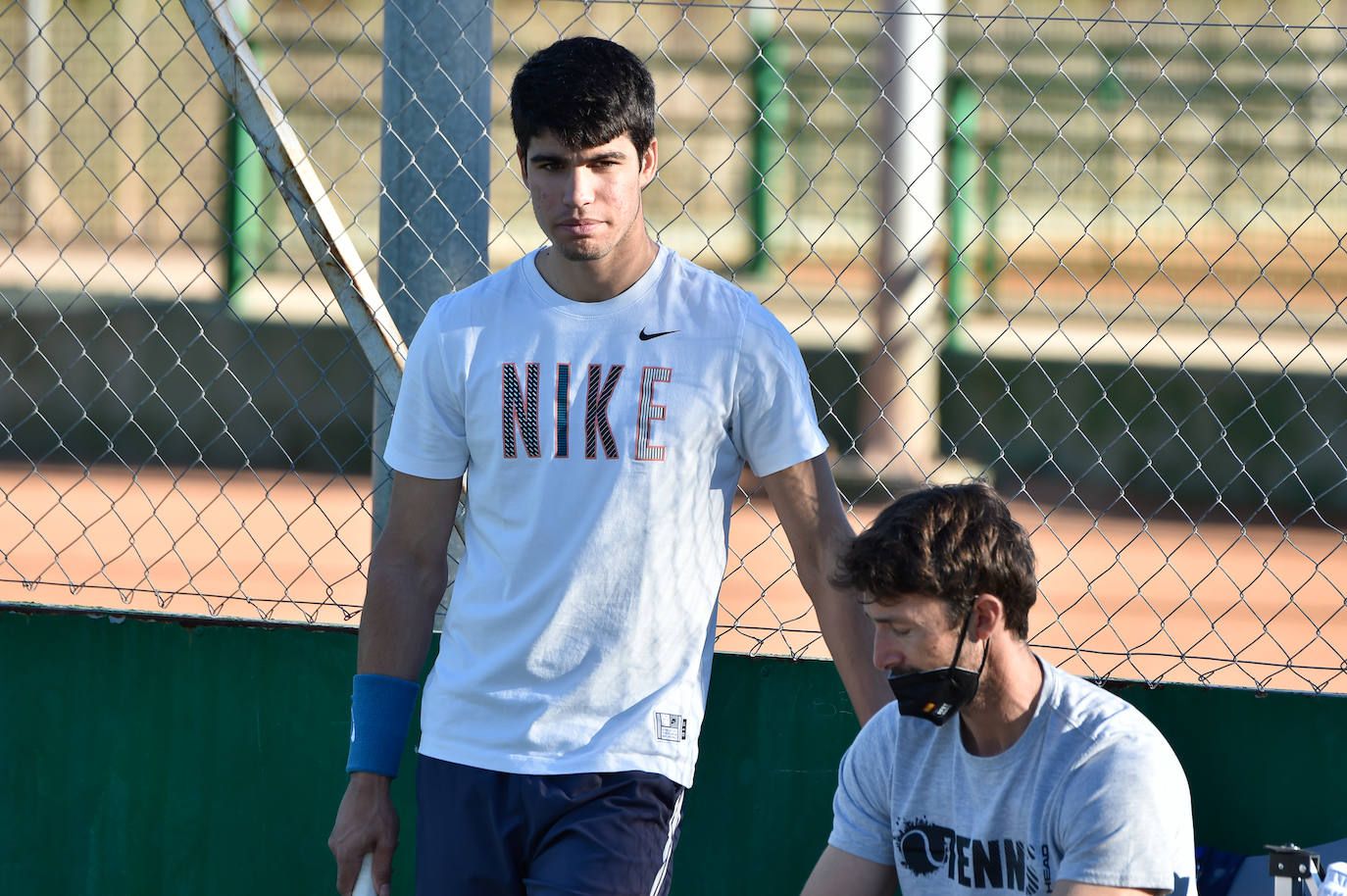 Fotos: Entrenamiento de Carlos Alcaraz en Murcia