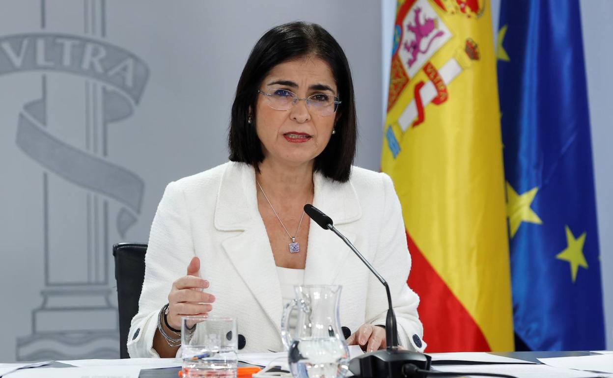 Carolina Darias, ministra de Sanidad.