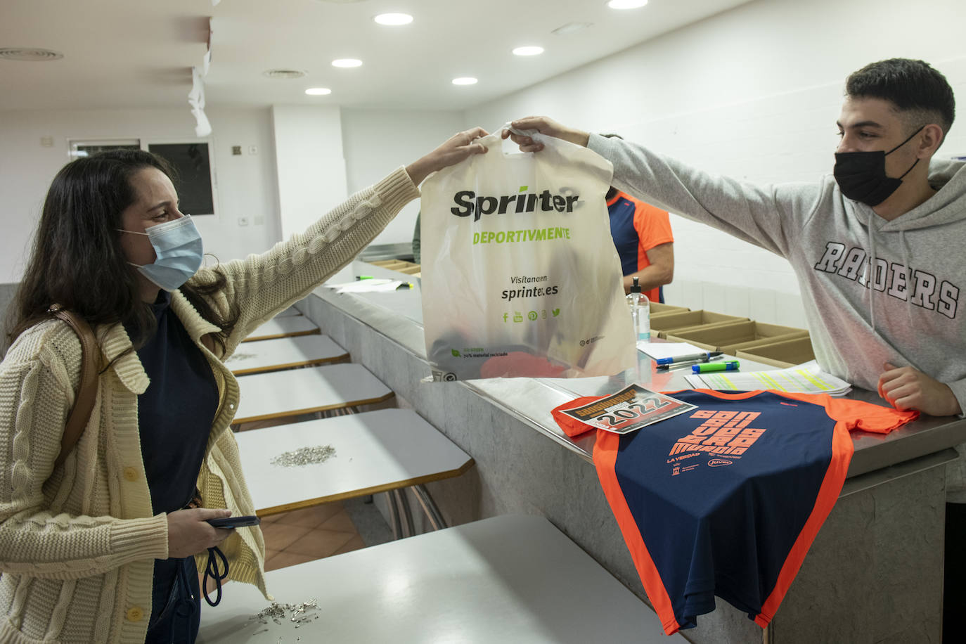 Fotos: Recogida de dorsales de la San Silvestre de Murcia