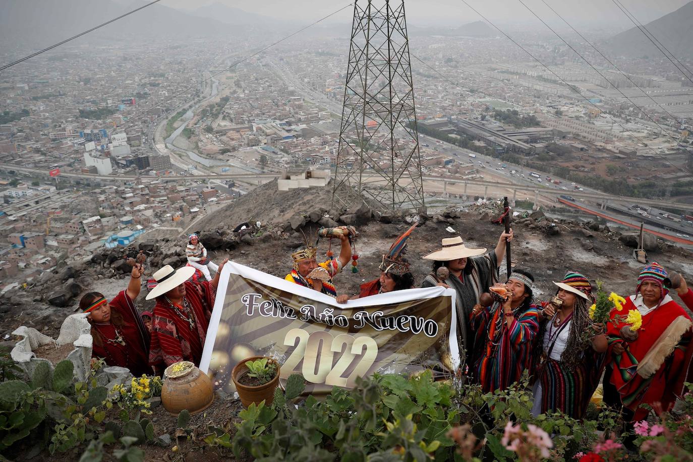 Fotos: Chamanes de Perú unen fuerzas para pedir que acabe la pandemia en 2022