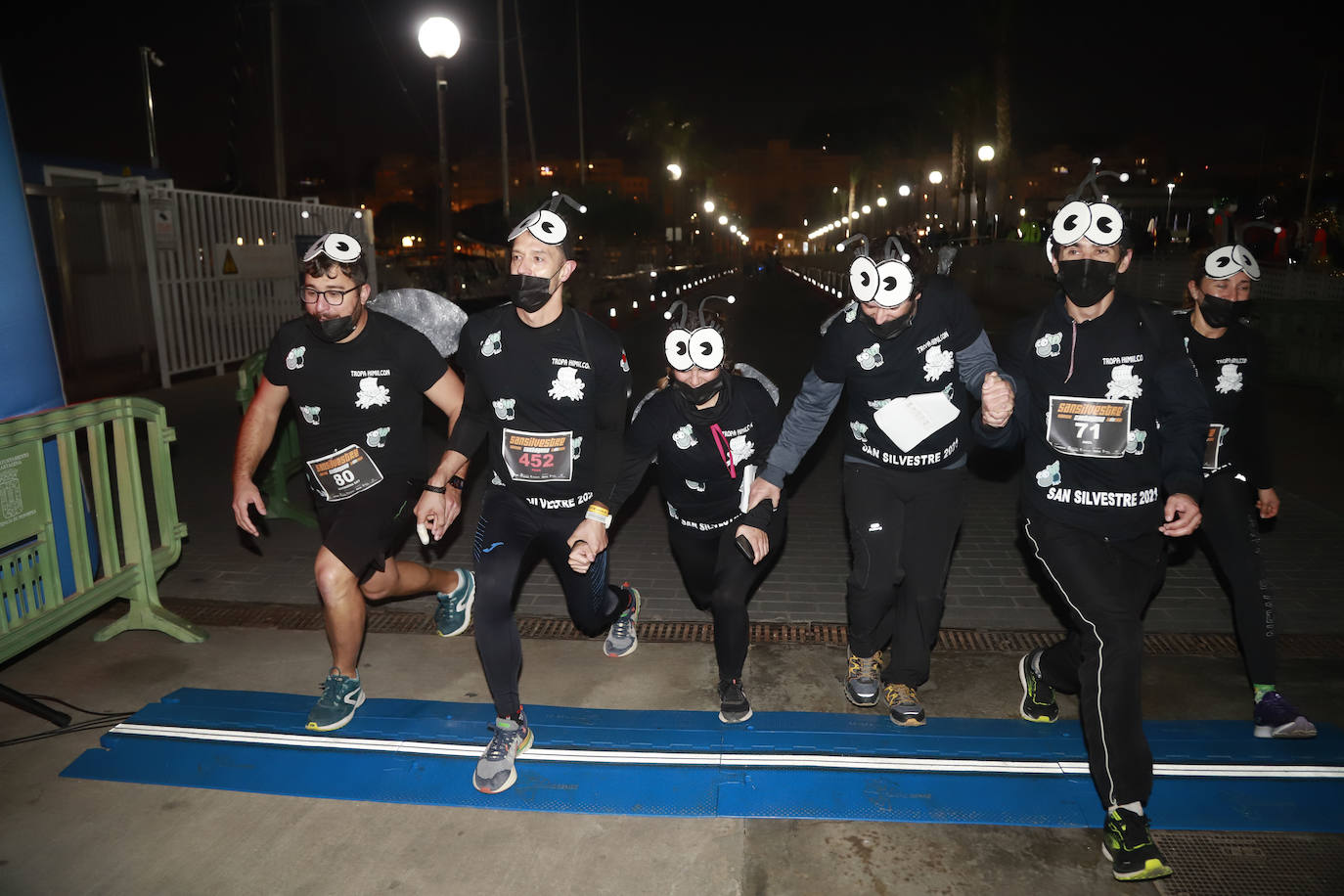 Fotos: El ambiente en la San Silvestre de Cartagena 2021, en imágenes