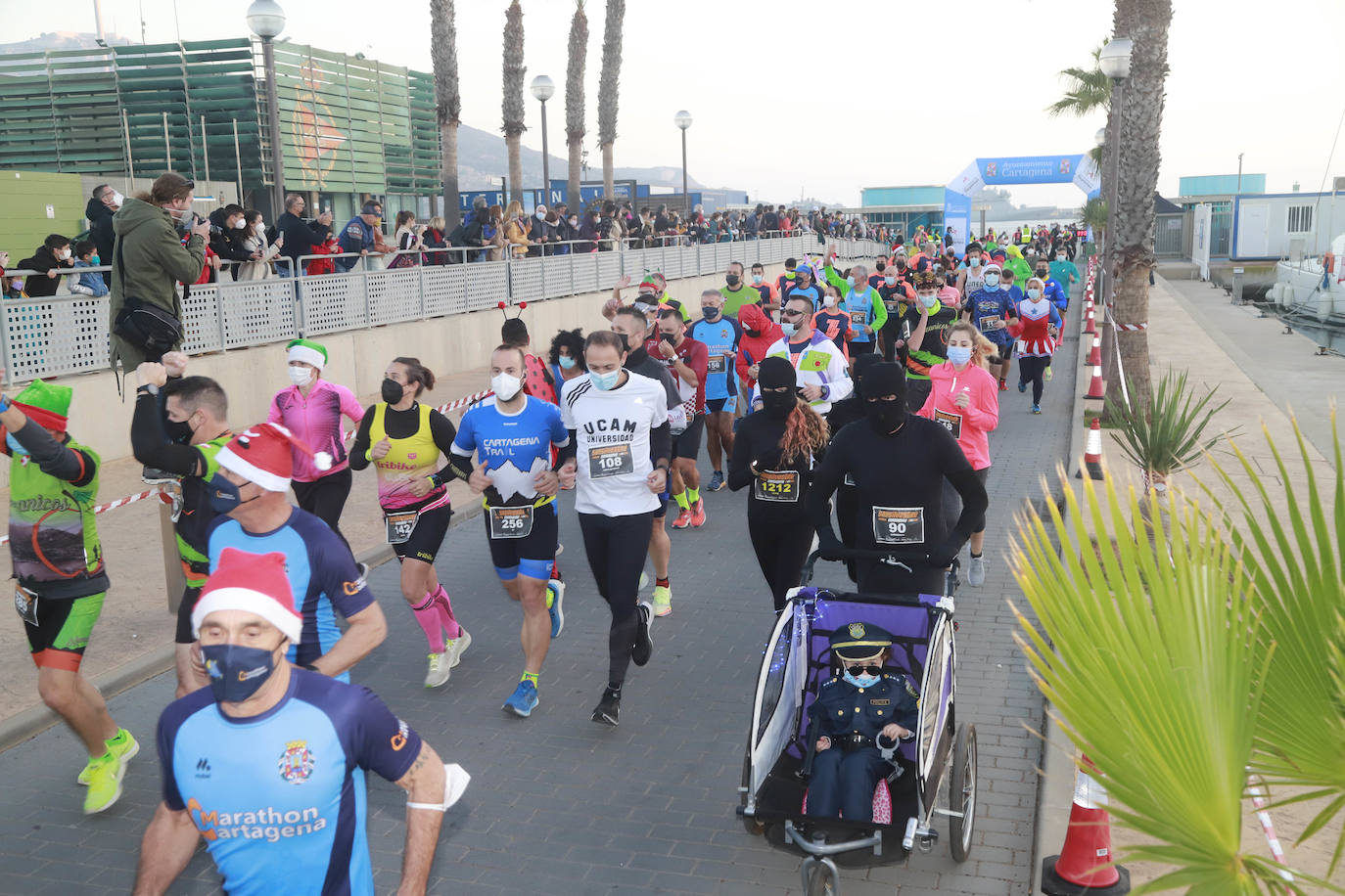 Fotos: El ambiente en la San Silvestre de Cartagena 2021, en imágenes