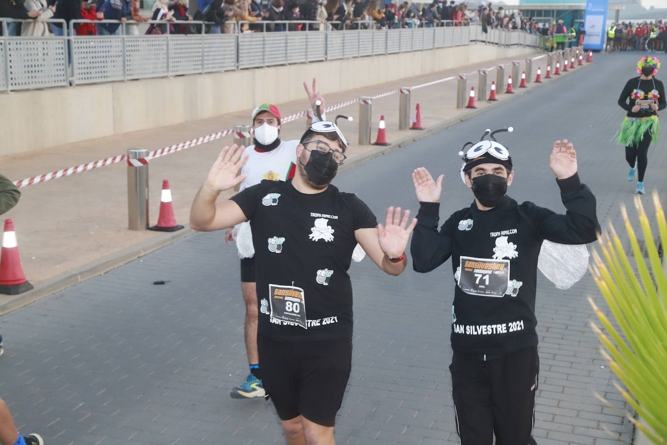 Fotos: El ambiente en la San Silvestre de Cartagena 2021, en imágenes