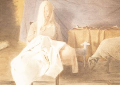 Imagen secundaria 1 - «¿Cómo no hay nadie que quiera pintar estas cosas?», se pregunta. «Lo que encuentro es más hermoso que lo que busco», afirma. 