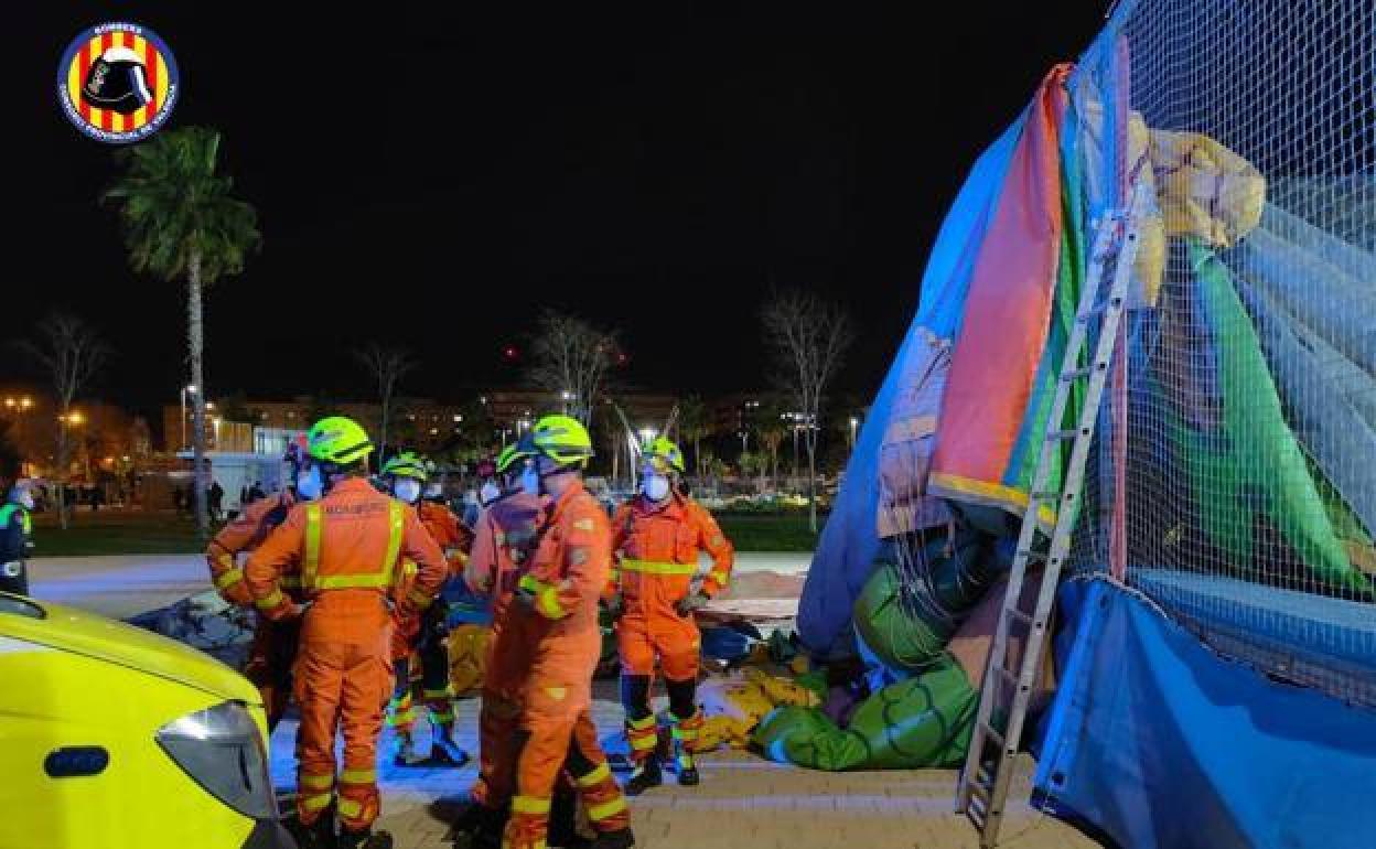 Plaza de Mislata donde ha ocurrido la tragedia.