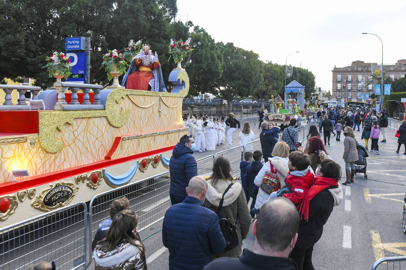 Fotos: Cabalgata estática de los Reyes Magos en Murcia