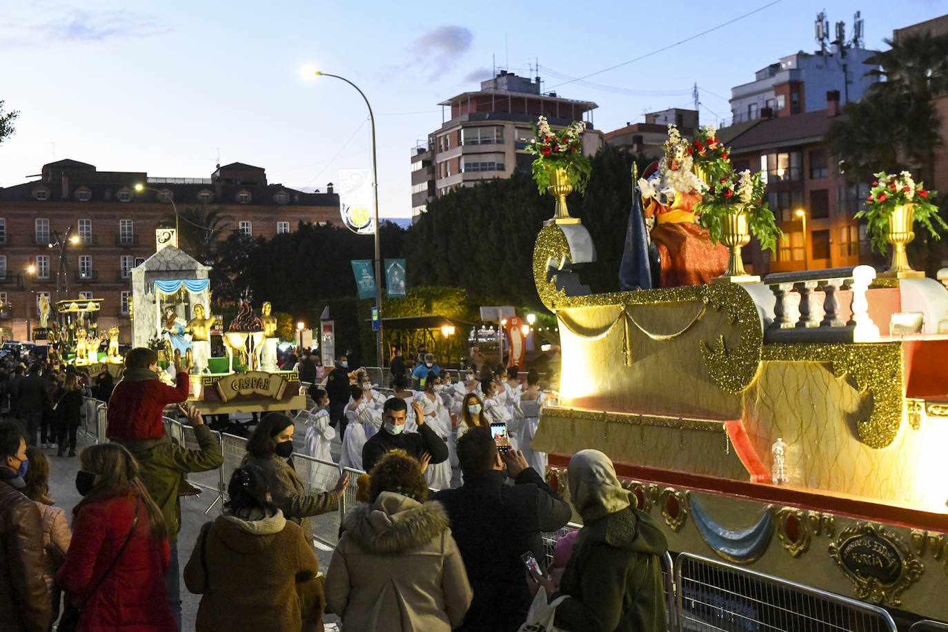 Fotos: Cabalgata estática de los Reyes Magos en Murcia