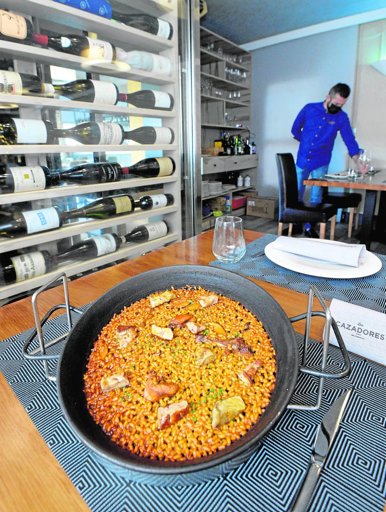 Un arroz con foie en elrestaurante Los Cazadores de la pedanía murciana de Corvera. 