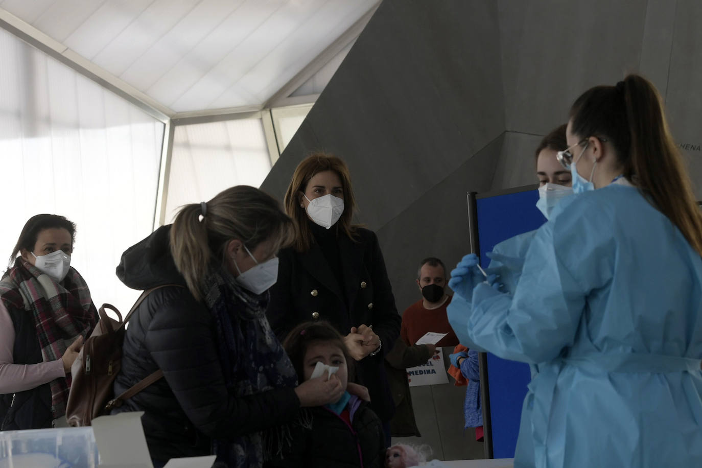 Fotos: Cribado masivo a docentes y alumnos en Archena ante la vuelta a las clases