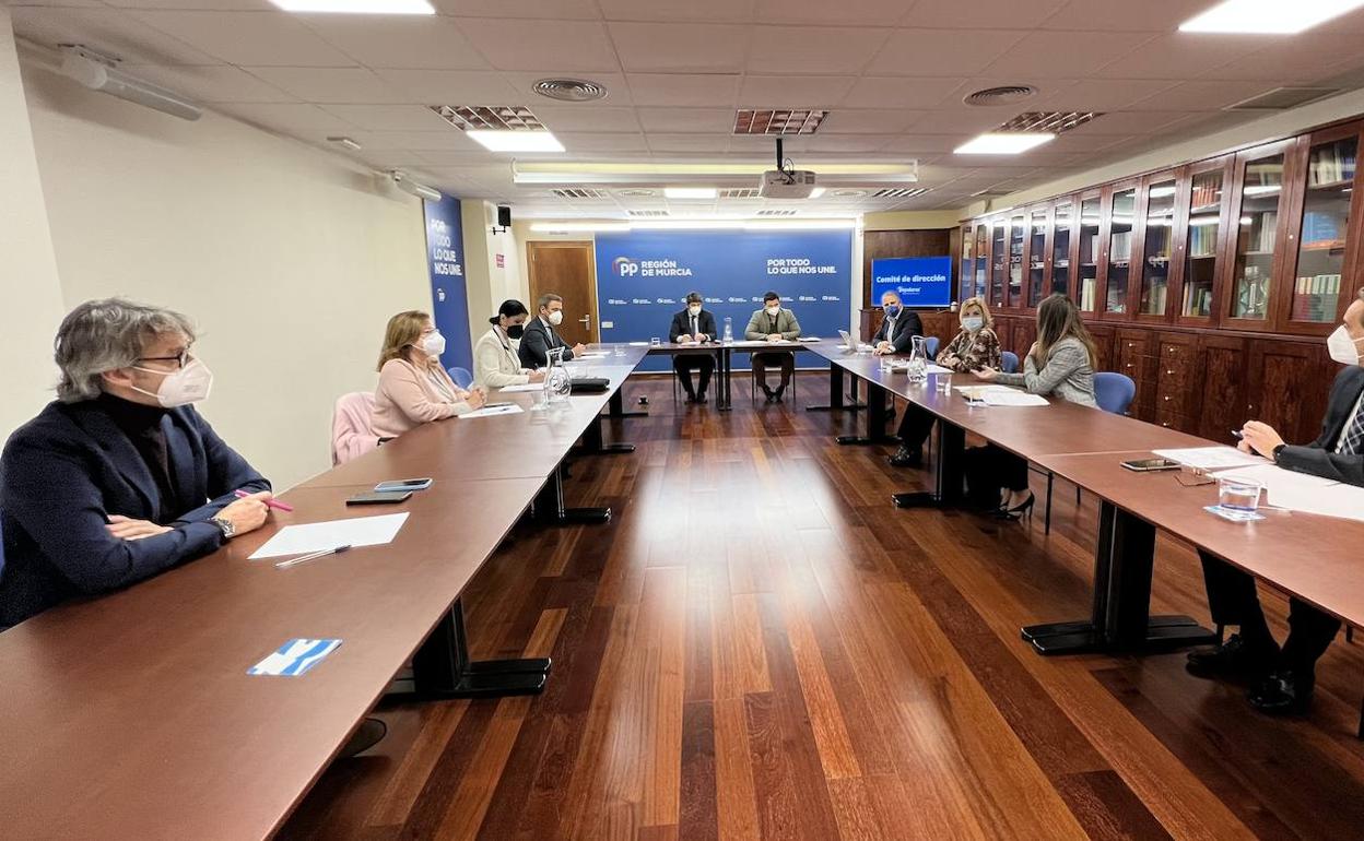 Imagen del Comité de Dirección del PP celebrado el lunes.