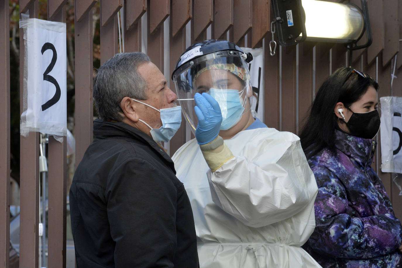 Fotos: Test de antígenos en el centro de salud de San Andrés de Murcia