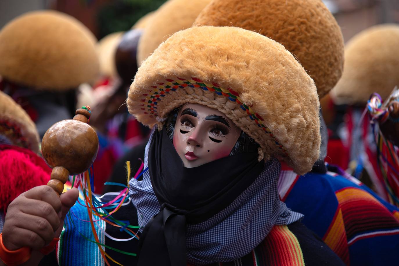 Fotos: Danzantes parachicos y mujeres chiapanecas