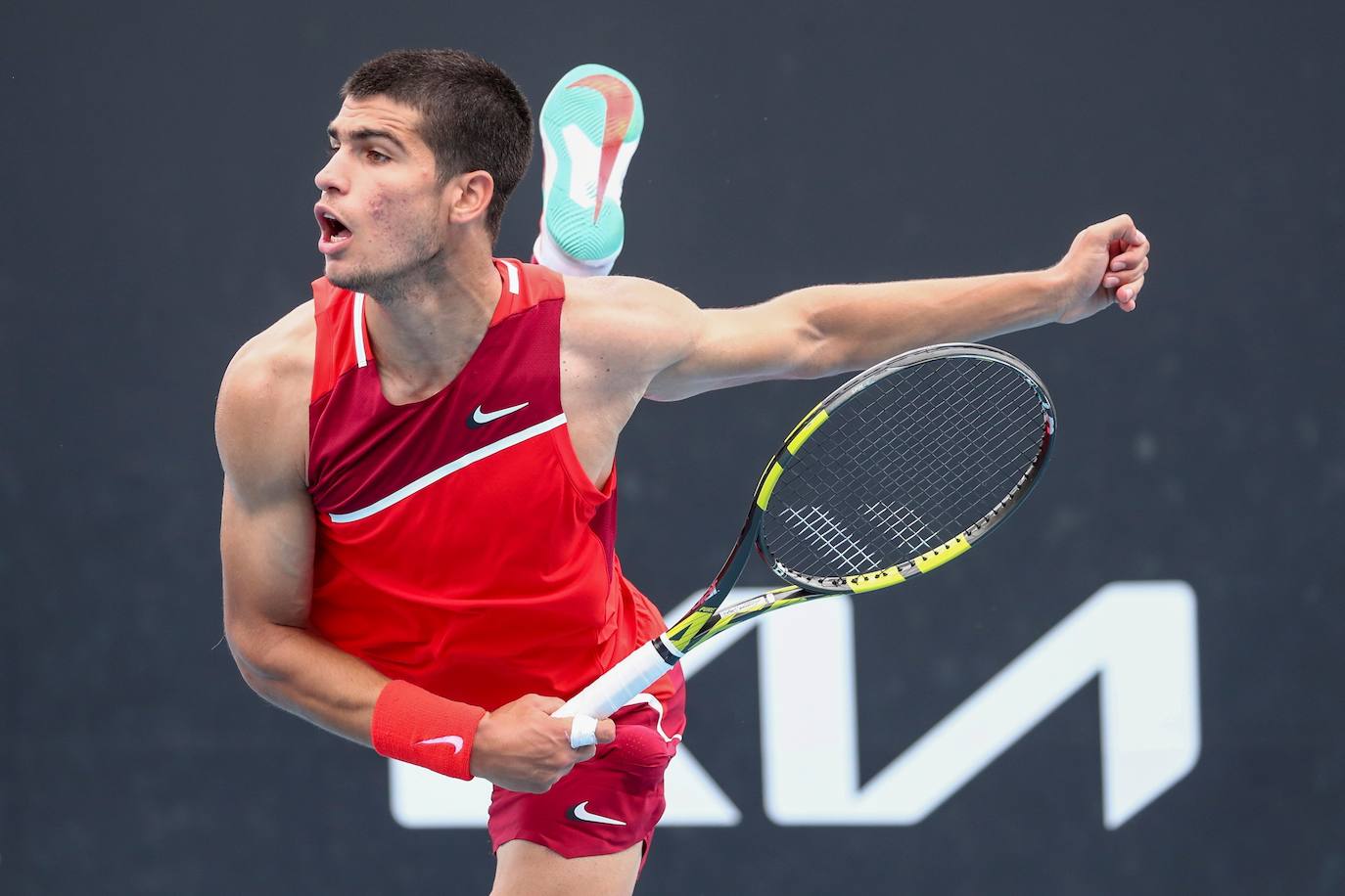 Fotos: Así ha sido el partido de Carlos Alcaraz contra Tabilo en el Open de Australia