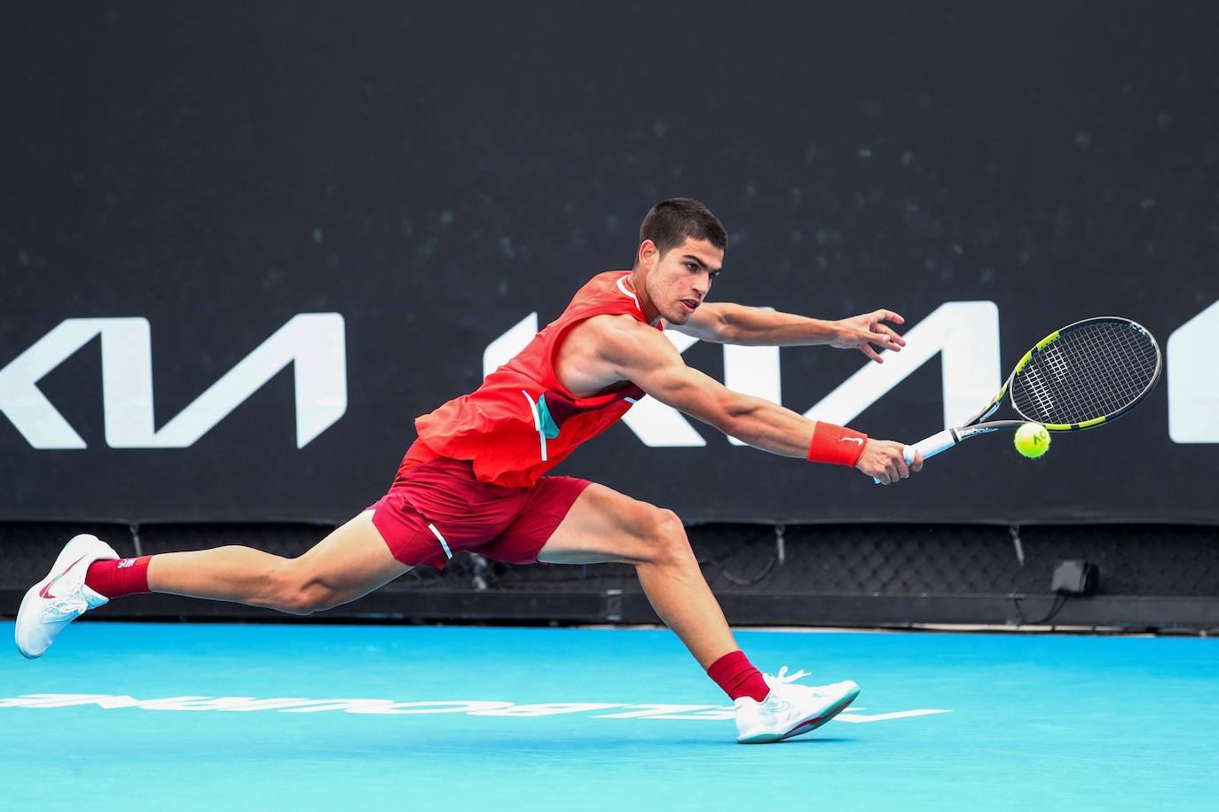 Fotos: Así ha sido el partido de Carlos Alcaraz contra Tabilo en el Open de Australia