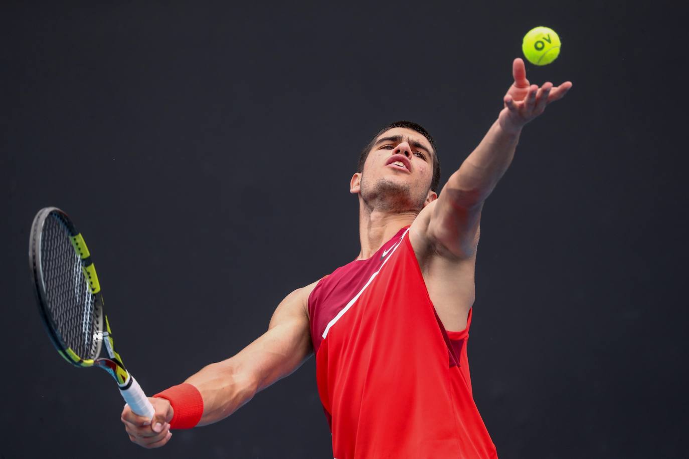 Fotos: Así ha sido el partido de Carlos Alcaraz contra Tabilo en el Open de Australia