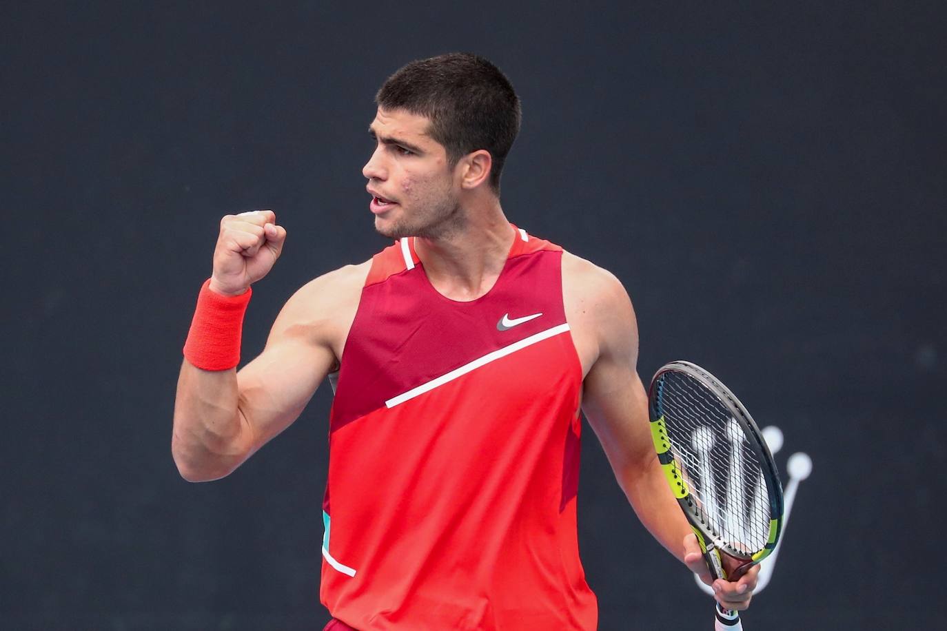 Fotos: Así ha sido el partido de Carlos Alcaraz contra Tabilo en el Open de Australia