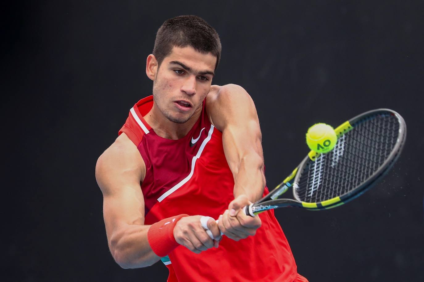 Fotos: Así ha sido el partido de Carlos Alcaraz contra Tabilo en el Open de Australia