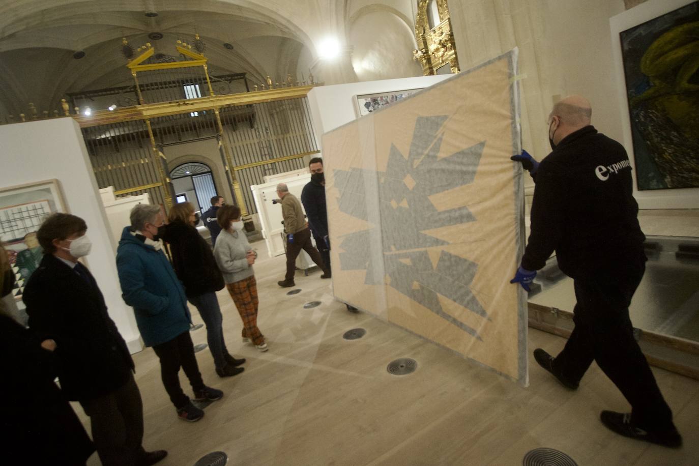 Fotos: Montaje de la exposición &#039;Atlas, coordenadas e identidades en la colección Mariano Yera&#039;