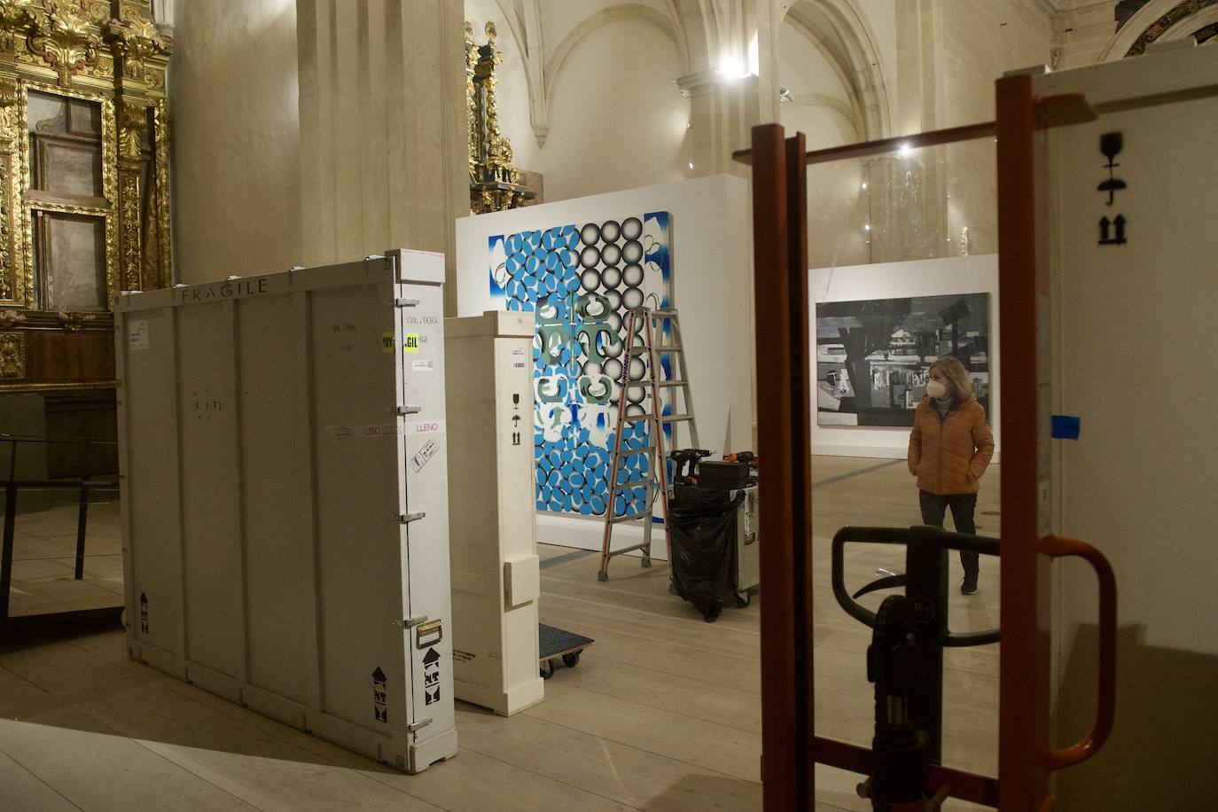 Fotos: Montaje de la exposición &#039;Atlas, coordenadas e identidades en la colección Mariano Yera&#039;