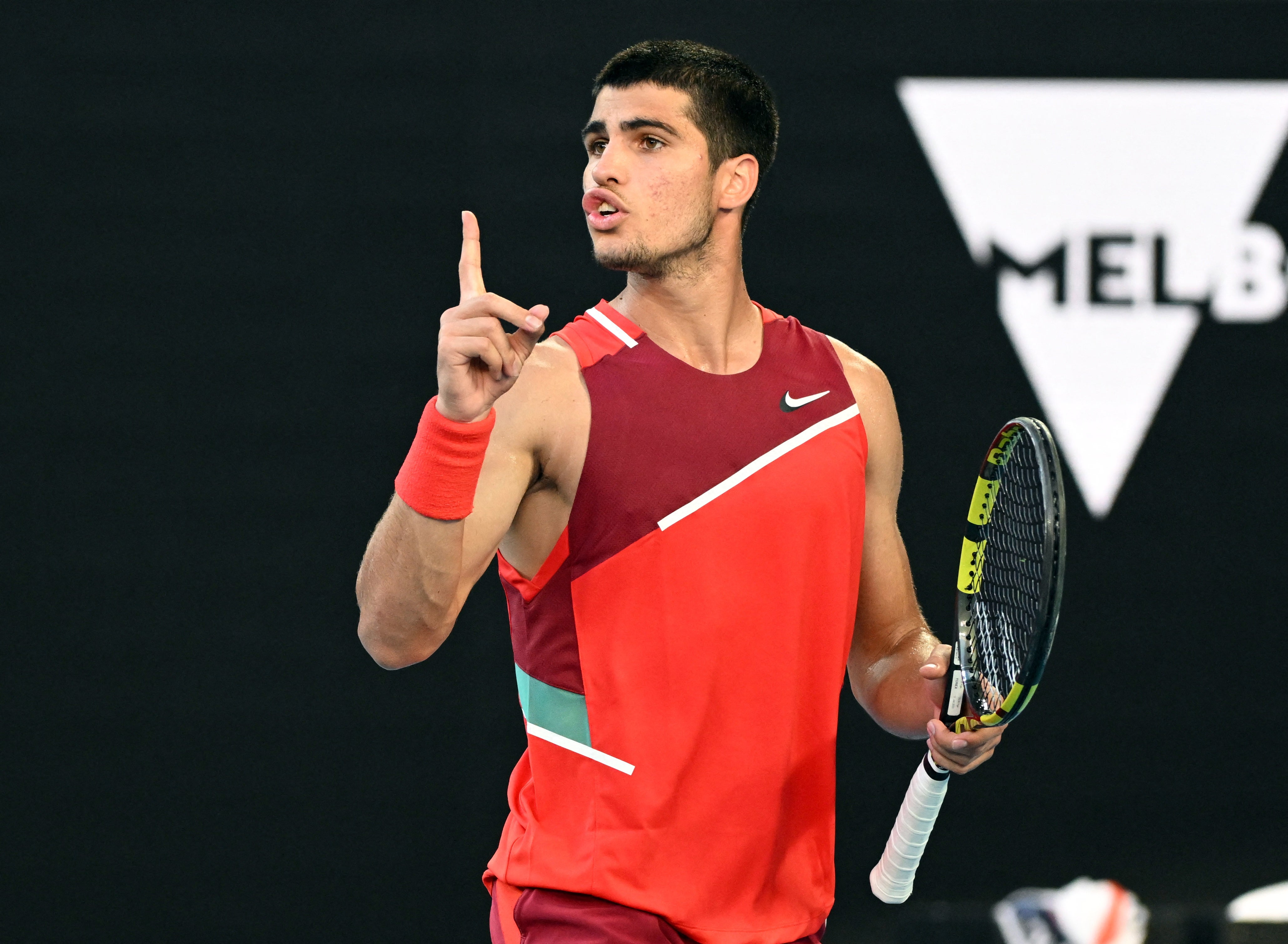 Fotos: El partido entre Carlos Alcaraz y Mateo Berrettini del Open de Australia, en imágenes