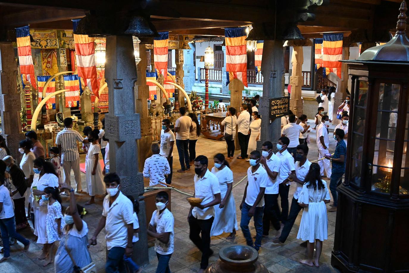 Fotos: Procesión religiosa en Sri Lanka