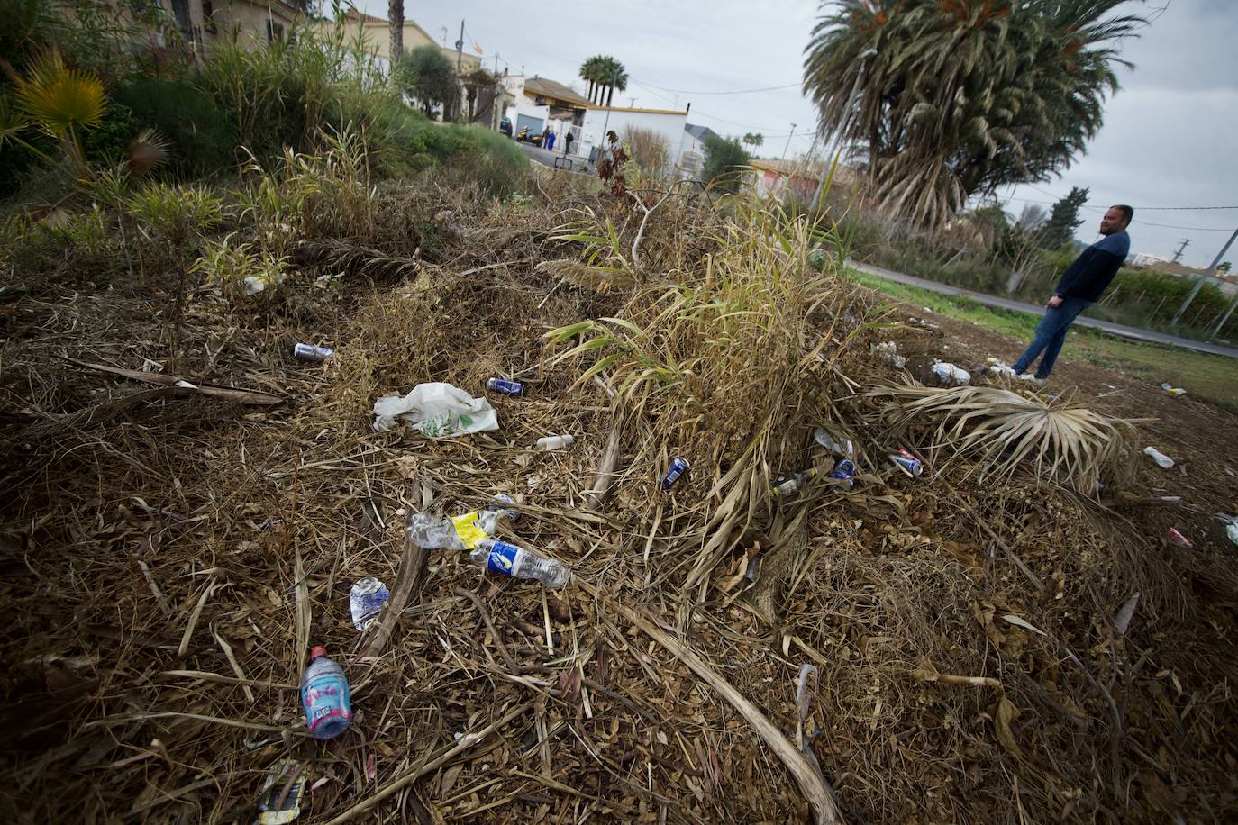 Fotos: Vecinos de La Albatalía denuncian «botellones y amenazas» en la huerta