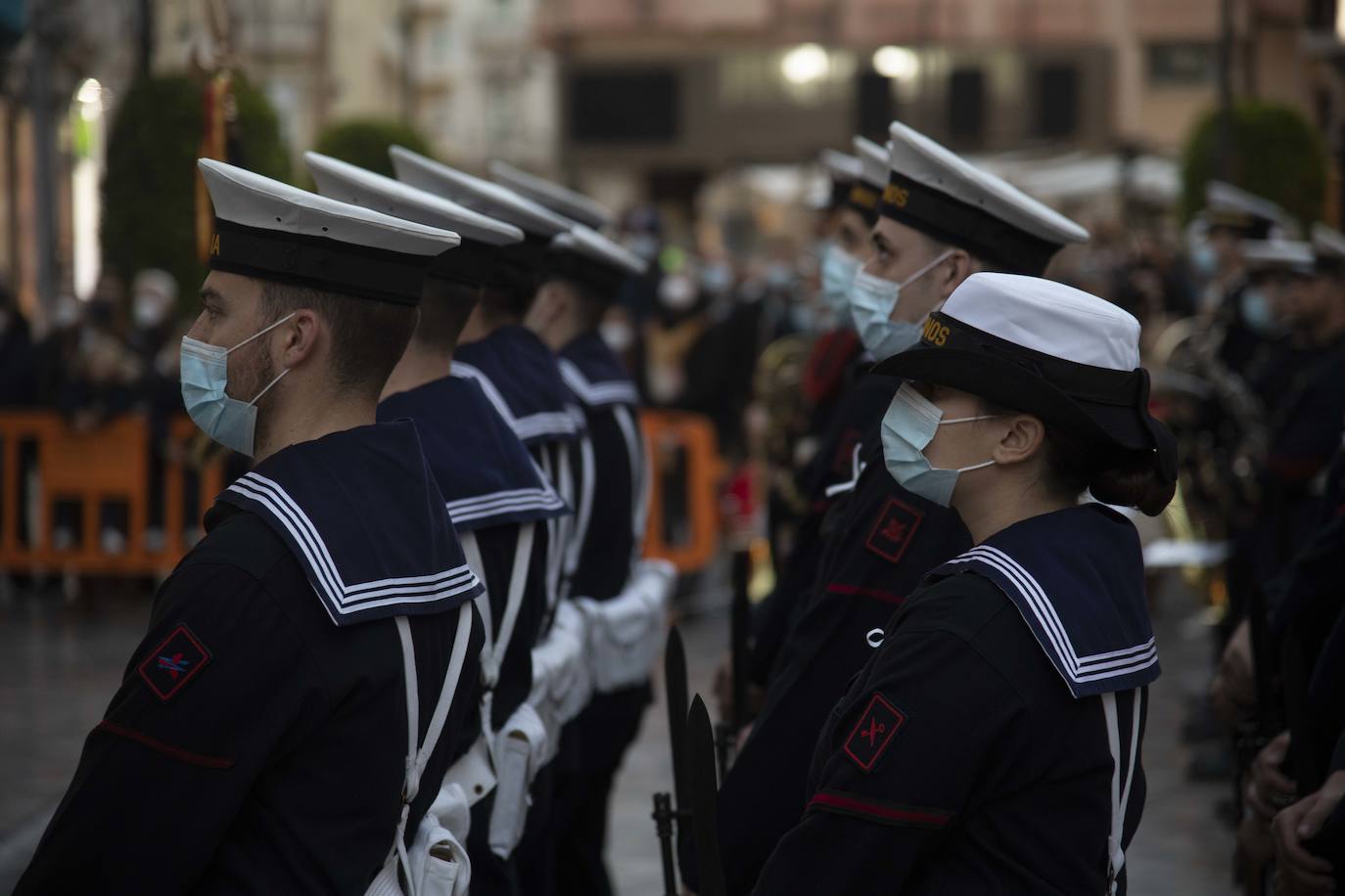 Fotos: Primer arriado de Bandera del año en Capitanía General de Cartagena