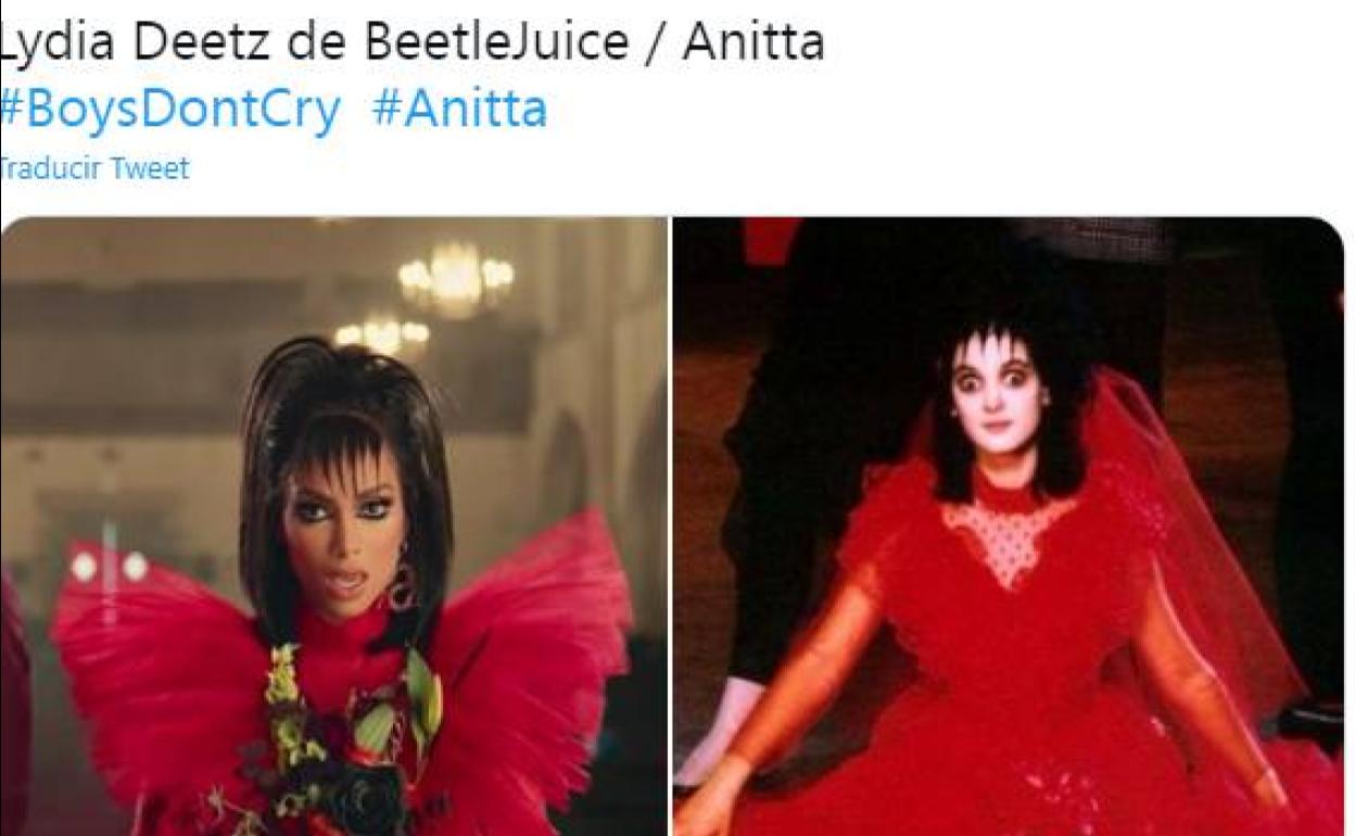 Una de las referencias cinematográficas que han encontrado los fans de Anitta en su nuevo videoclip.