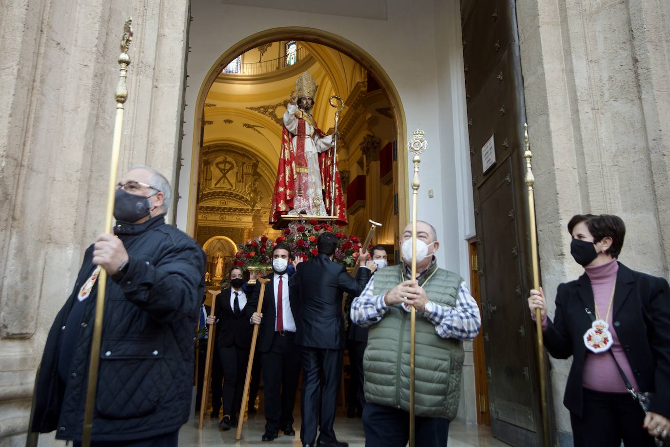 Fotos: Procesión en honor a La Candelaria en el barrio murciano de Santa Eulalia