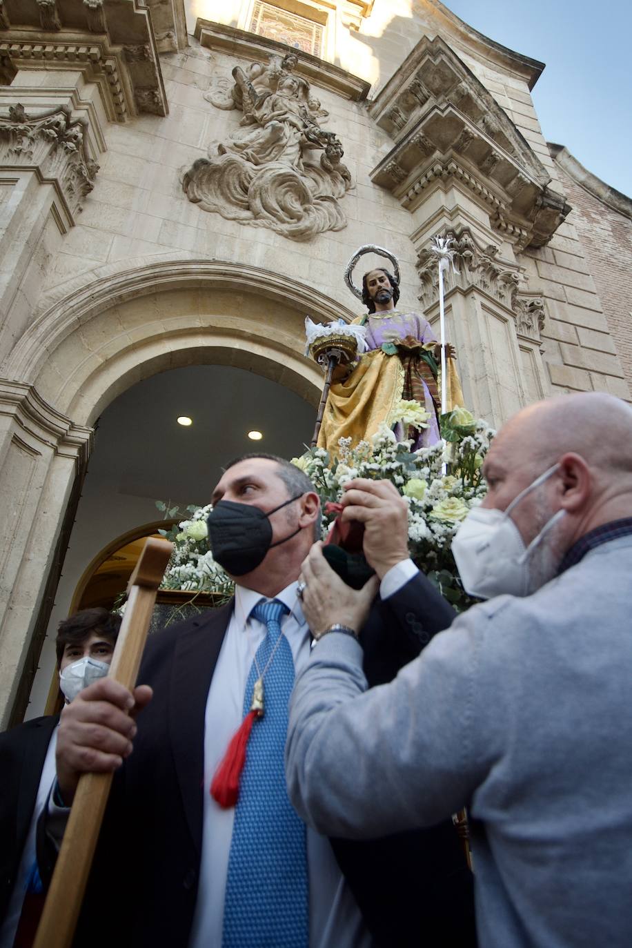 Fotos: Procesión en honor a La Candelaria en el barrio murciano de Santa Eulalia