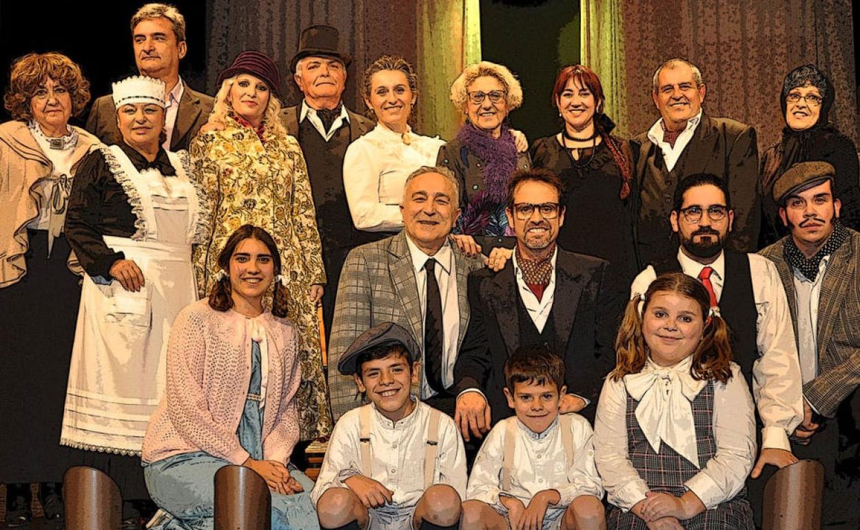 Imagen promocional de la Compañía Teatro Apolo de El Algar con '¡Qué viene mi Marido!'