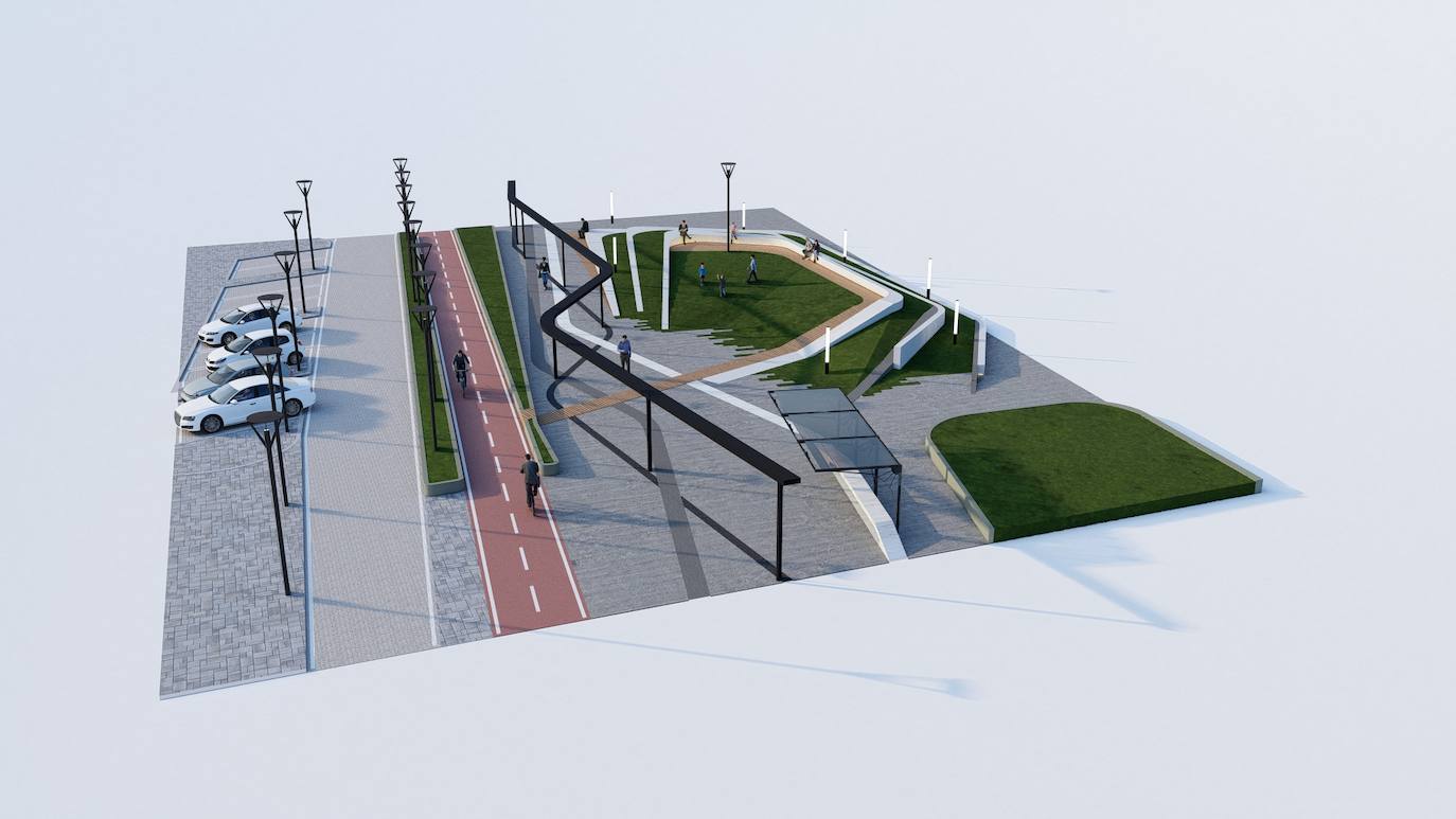 Fotos: Proyecto de peatonalización del bulevar de la Conexión Sur