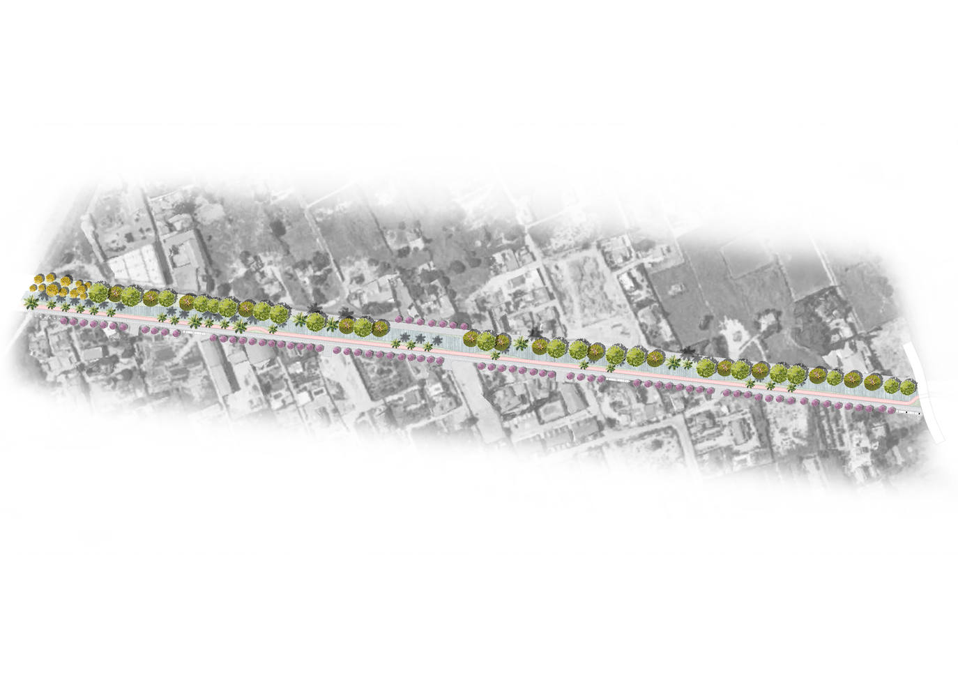 Fotos: Proyecto de peatonalización del bulevar de la Conexión Sur