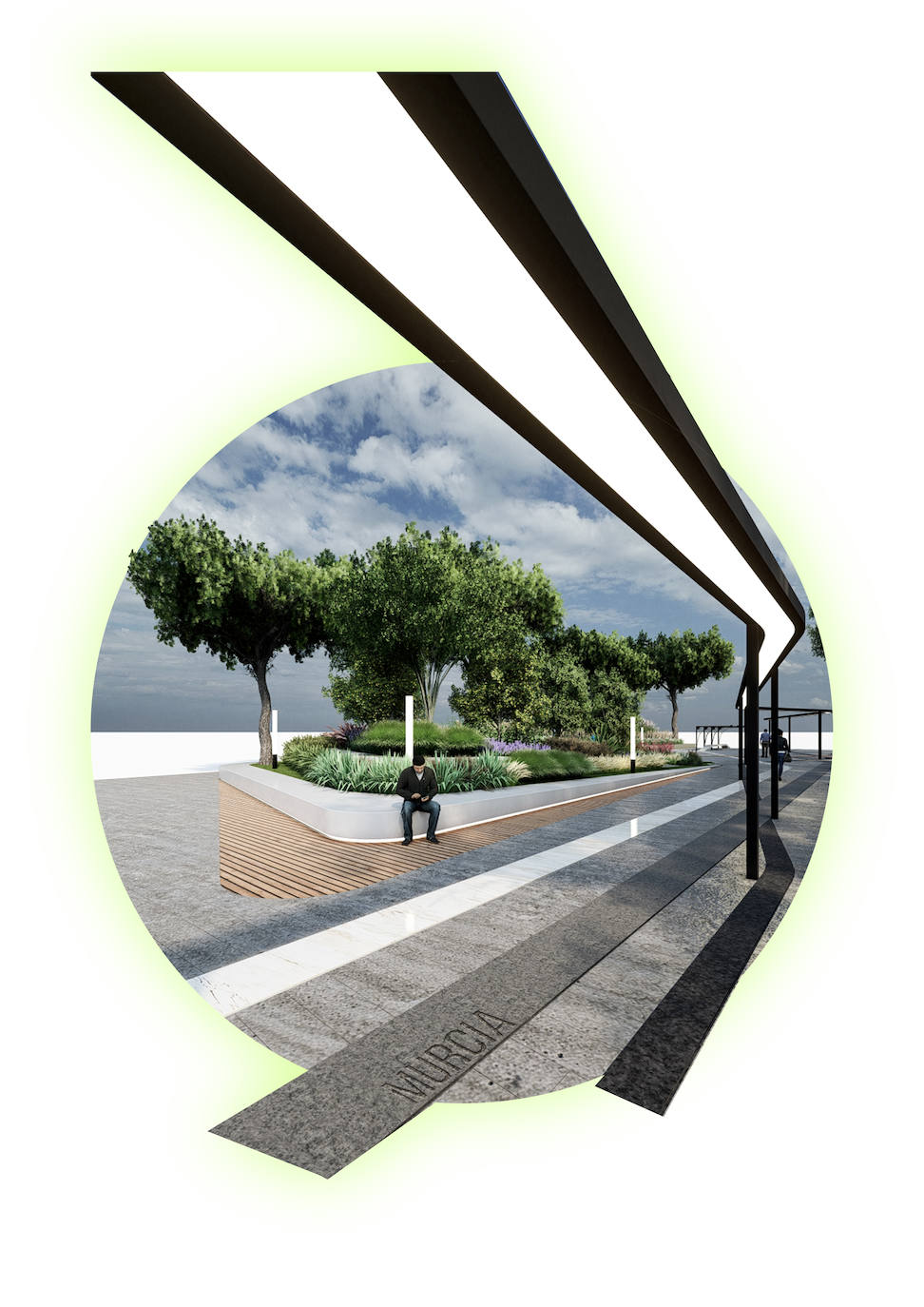 Fotos: Proyecto de peatonalización del bulevar de la Conexión Sur