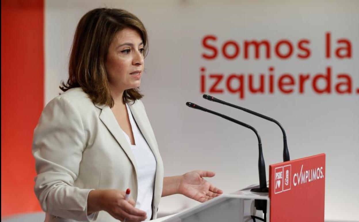 Adriana Lastra, número dos del PSOE