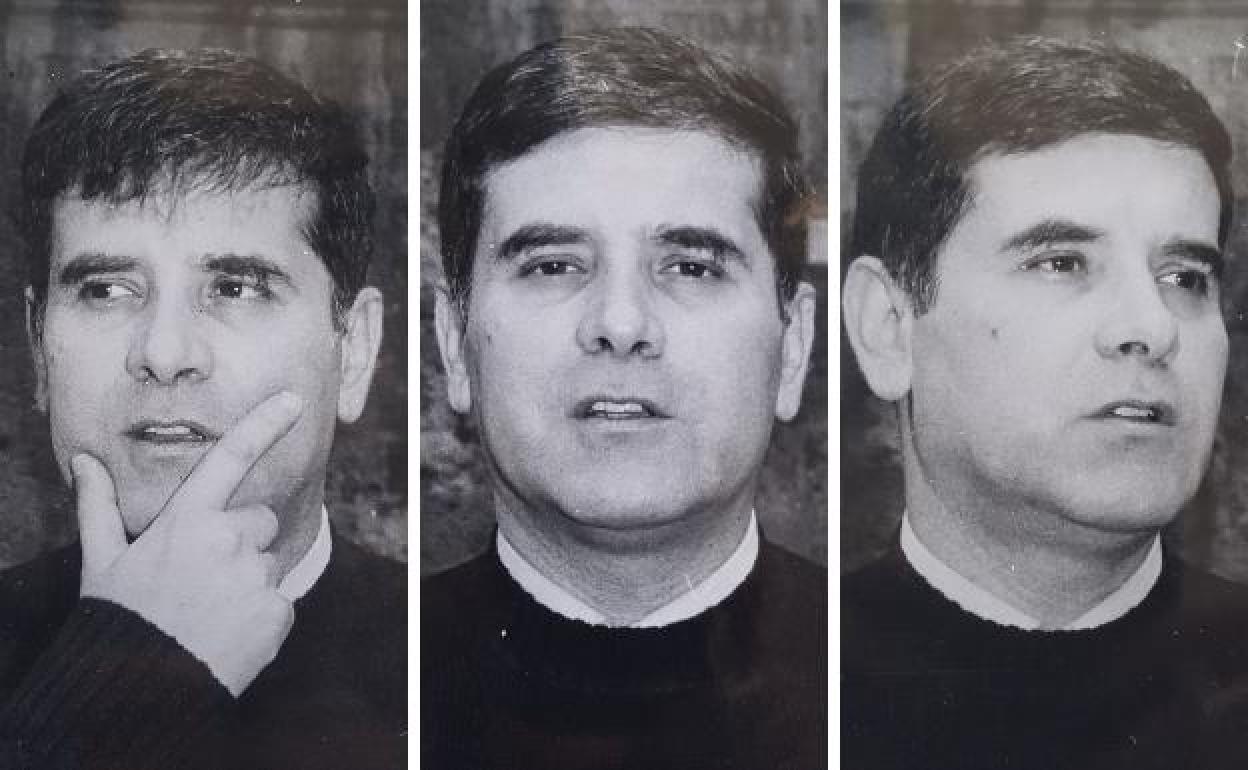 Tres retratos del escritor caravaqueño Miguel Espinosa.