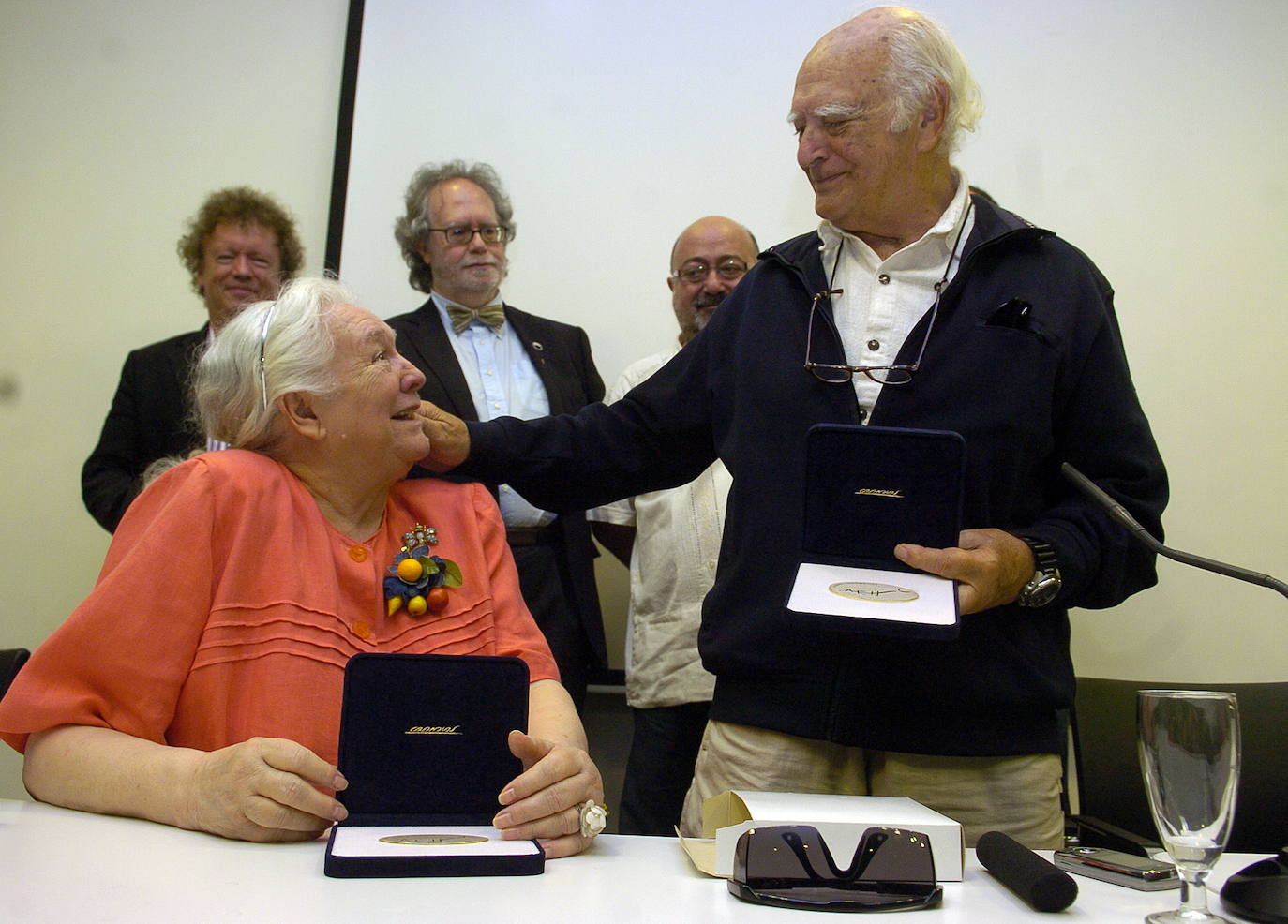 I festival Internacional de Cine y Patrimonio de Murcia. Entrega de las Medallas de Honor de la Asociación Española de Historiadores del Cine (AEHC) para la actriz lorquina Margarita Lozano. 2009