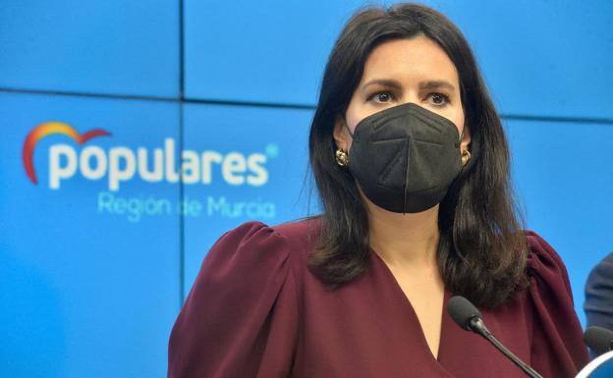 La portavoz del PP de la Región de Murcia, Miriam Guardiola, en una imagen de archivo. 