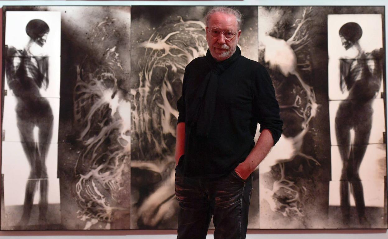 Tomy Ceballos (Caravaca de la Cruz, 1959), ayer, en la Sala Verónicas. 