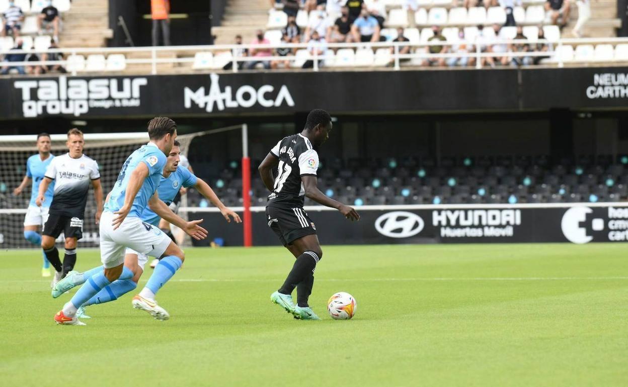 Partido del Cartagena contra el Ibiza, en el partido disputado en octubre.