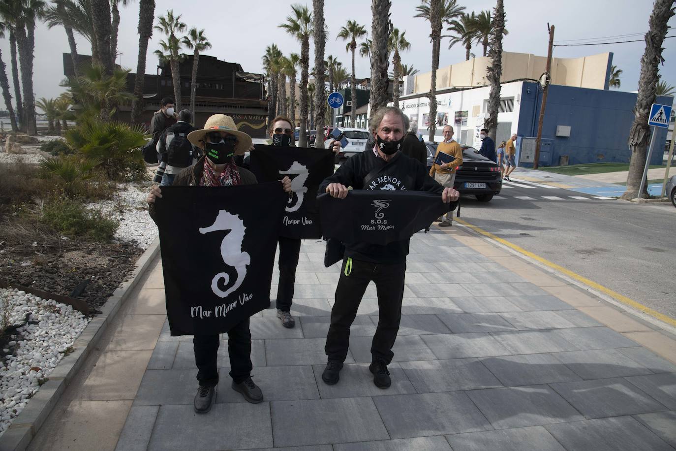 Fotos: La ministra Ribera visita la Región para comprobar el estado del Mar Menor