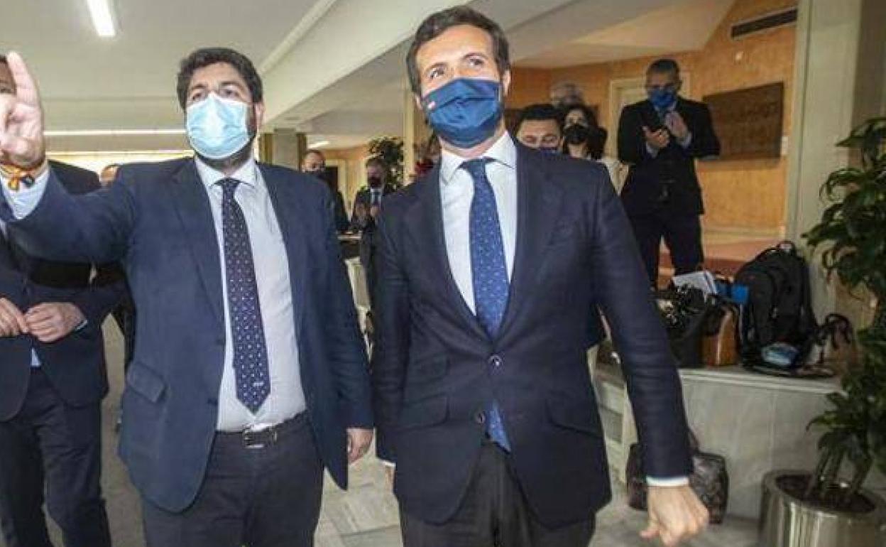 López Miras y Casado, en una imagen de archivo.