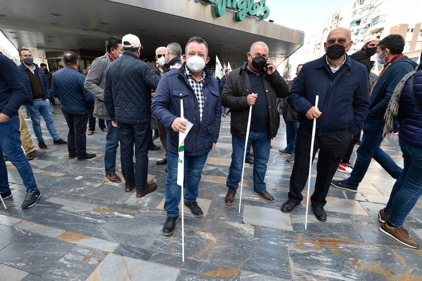 Fotos: Los agricultores salen a la calle en Murcia por la mejora del sector