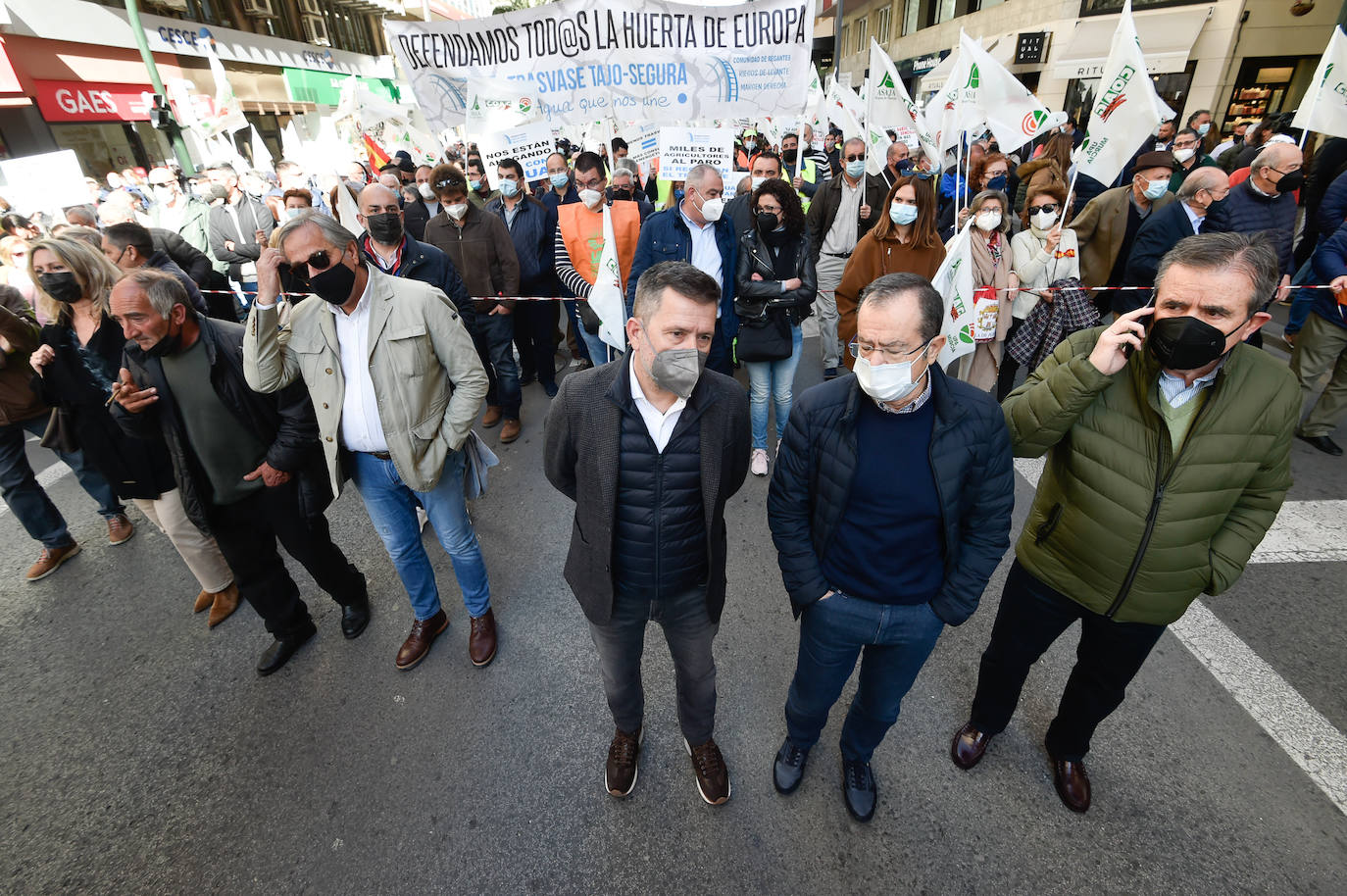 Fotos: Los agricultores salen a la calle en Murcia por la mejora del sector