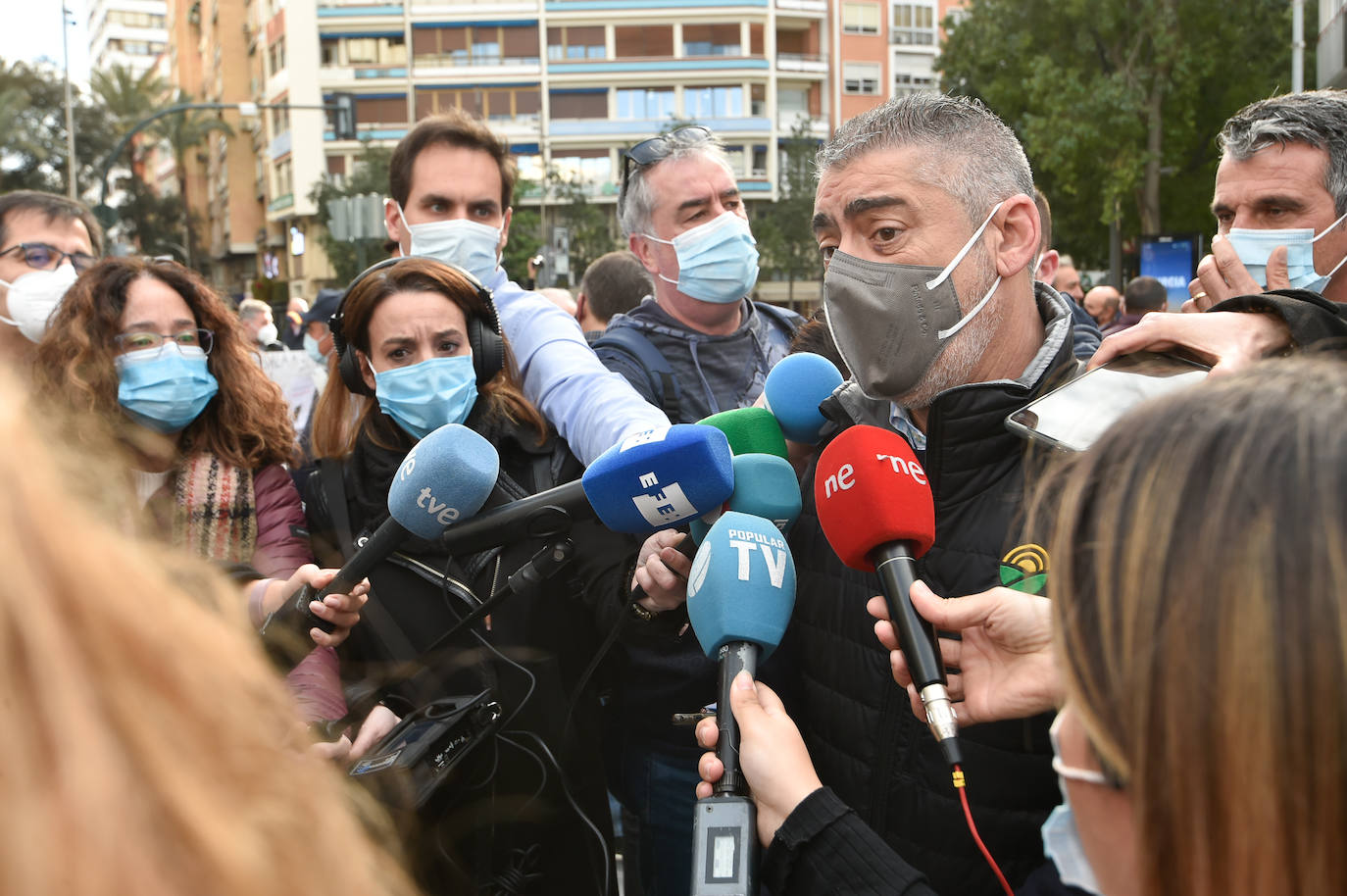 Fotos: Los agricultores salen a la calle en Murcia por la mejora del sector