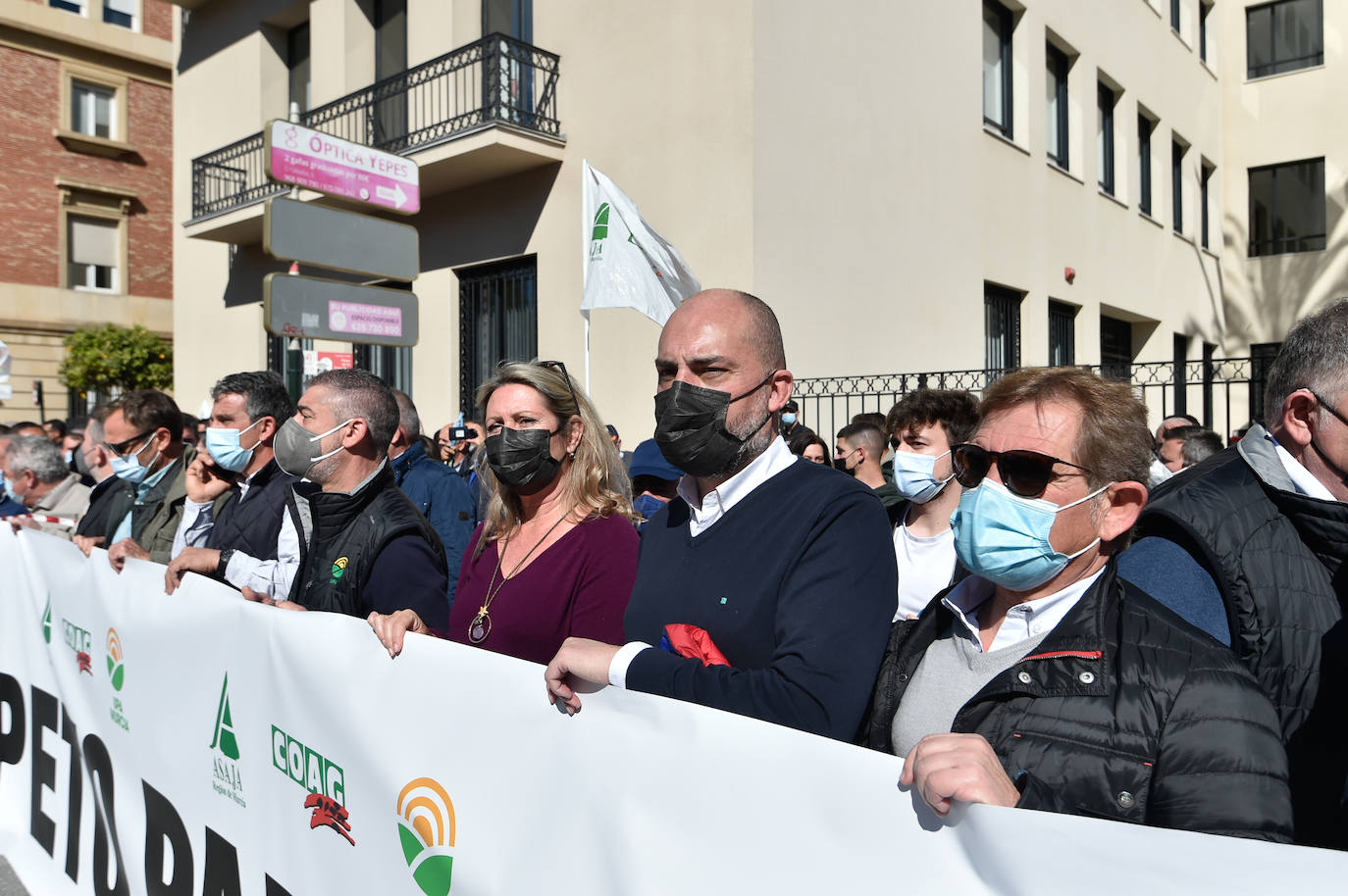 Fotos: Los agricultores salen a la calle en Murcia por la mejora del sector